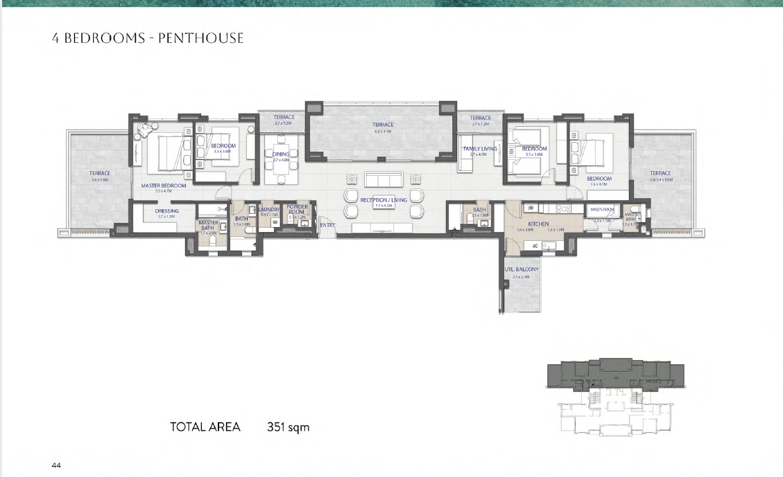 Floor Plan - كمبوند سيتي جيت القاهرة الجديدة الديار القطرية - City Gate New Cairo Compound