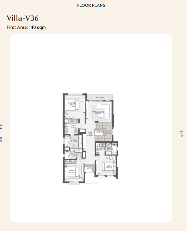 Floor Plan - كمبوند سيتي جيت القاهرة الجديدة الديار القطرية - City Gate New Cairo Compound