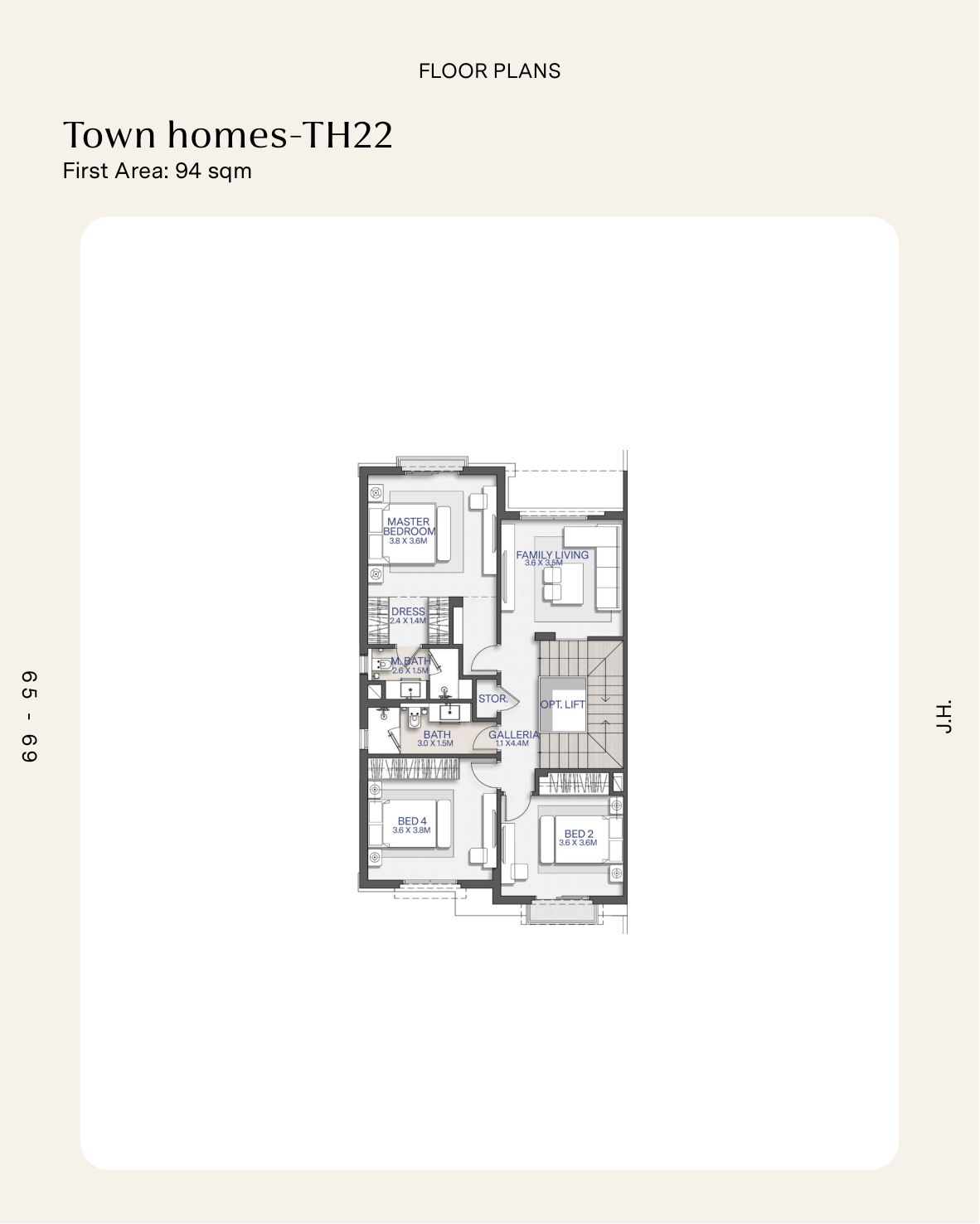 Floor Plan - City Gate New Cairo Project Qatari Diar