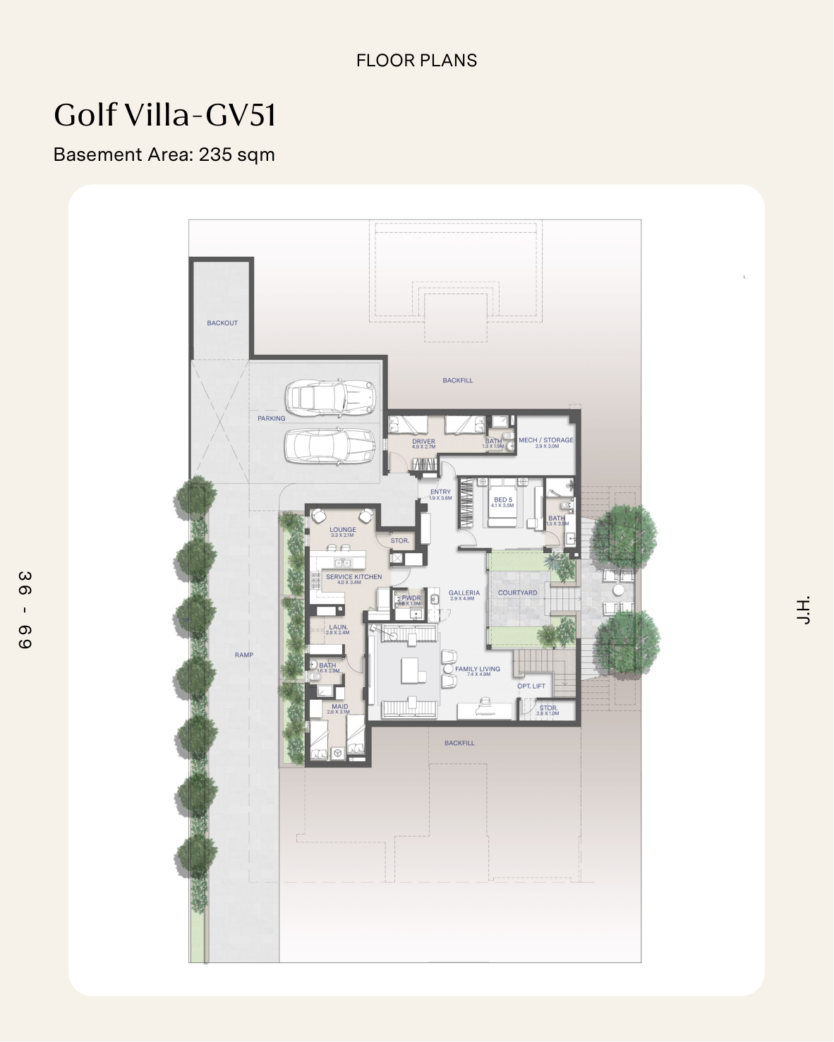 Floor Plan - كمبوند سيتي جيت القاهرة الجديدة الديار القطرية - City Gate New Cairo Compound