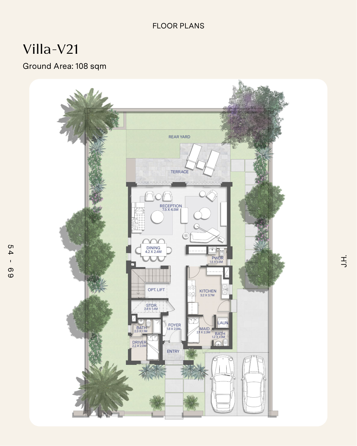 Floor Plan - كمبوند سيتي جيت القاهرة الجديدة الديار القطرية - City Gate New Cairo Compound