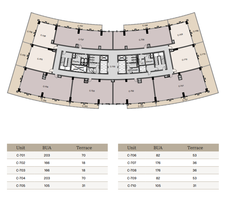 Floor Plan - City Gate New Cairo Project Qatari Diar