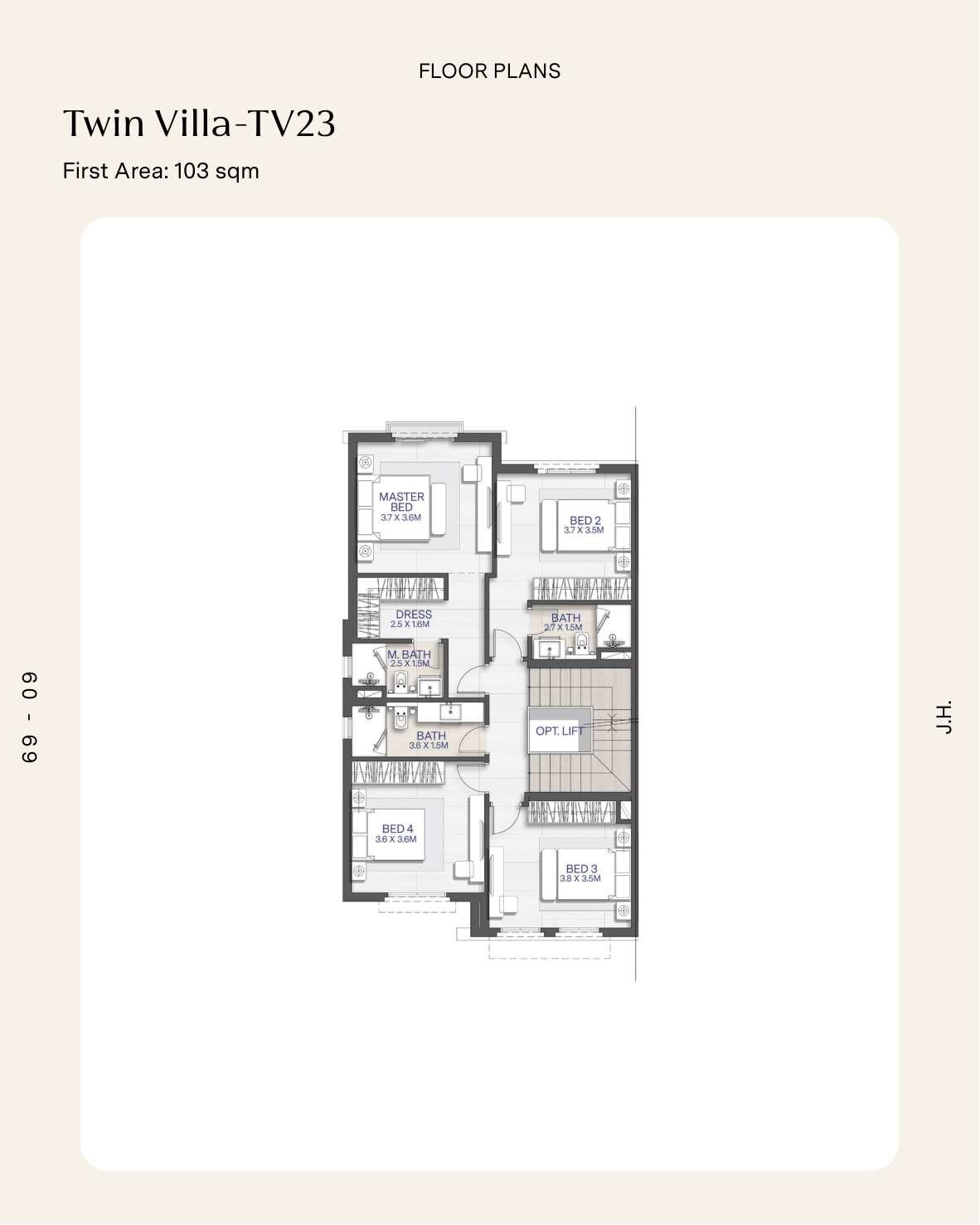 Floor Plan - City Gate New Cairo Project Qatari Diar