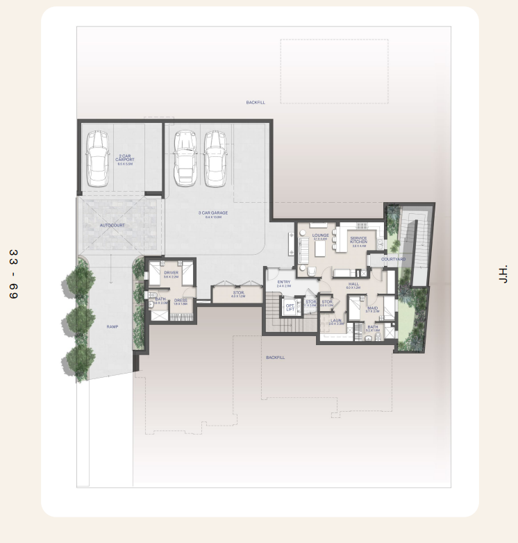 Plan 17 - City Gate New Cairo Project Qatari Diar