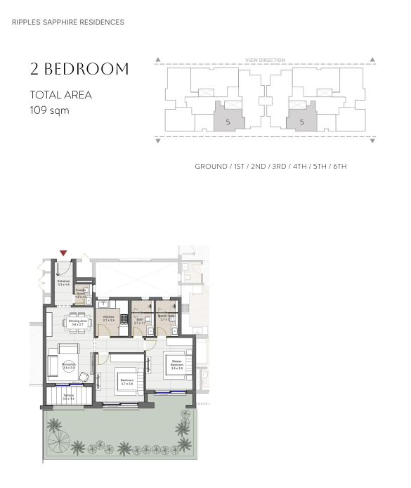 Floor Plan - City Gate New Cairo Project Qatari Diar