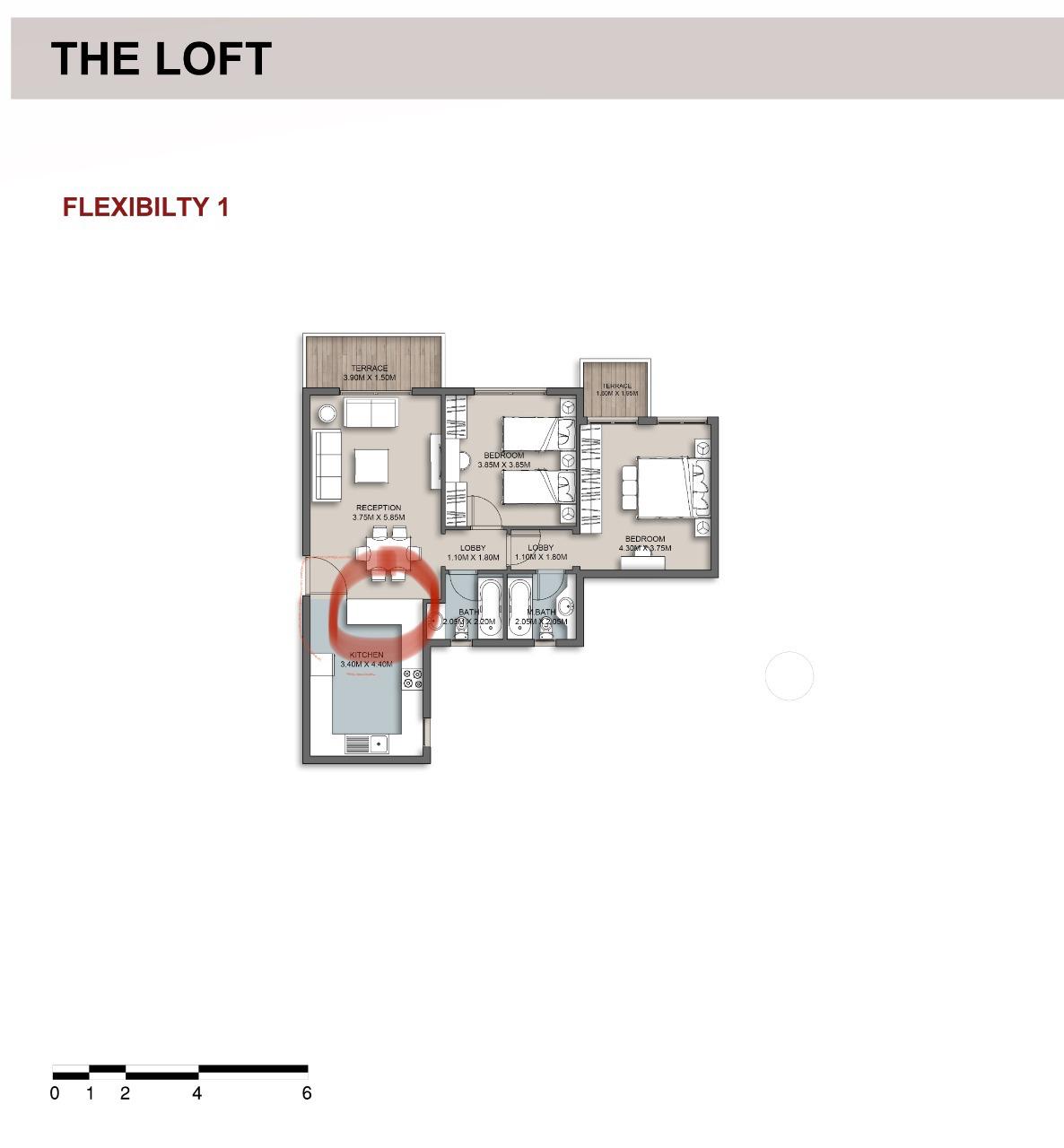 Floor Plan - كمبوند ذا لوفت العاصمة الادارية الجديدة ليفينج ياردز - The Loft New Capital Compound