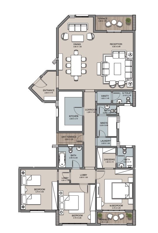 Floor Plan - The Loft New Capital Living Yards