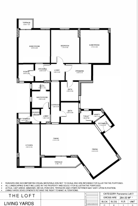Plan 7 - The Loft New Capital Living Yards