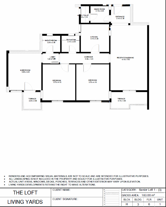 مخطط 13 - كمبوند ذا لوفت العاصمة الادارية الجديدة ليفينج ياردز - The Loft New Capital Compound