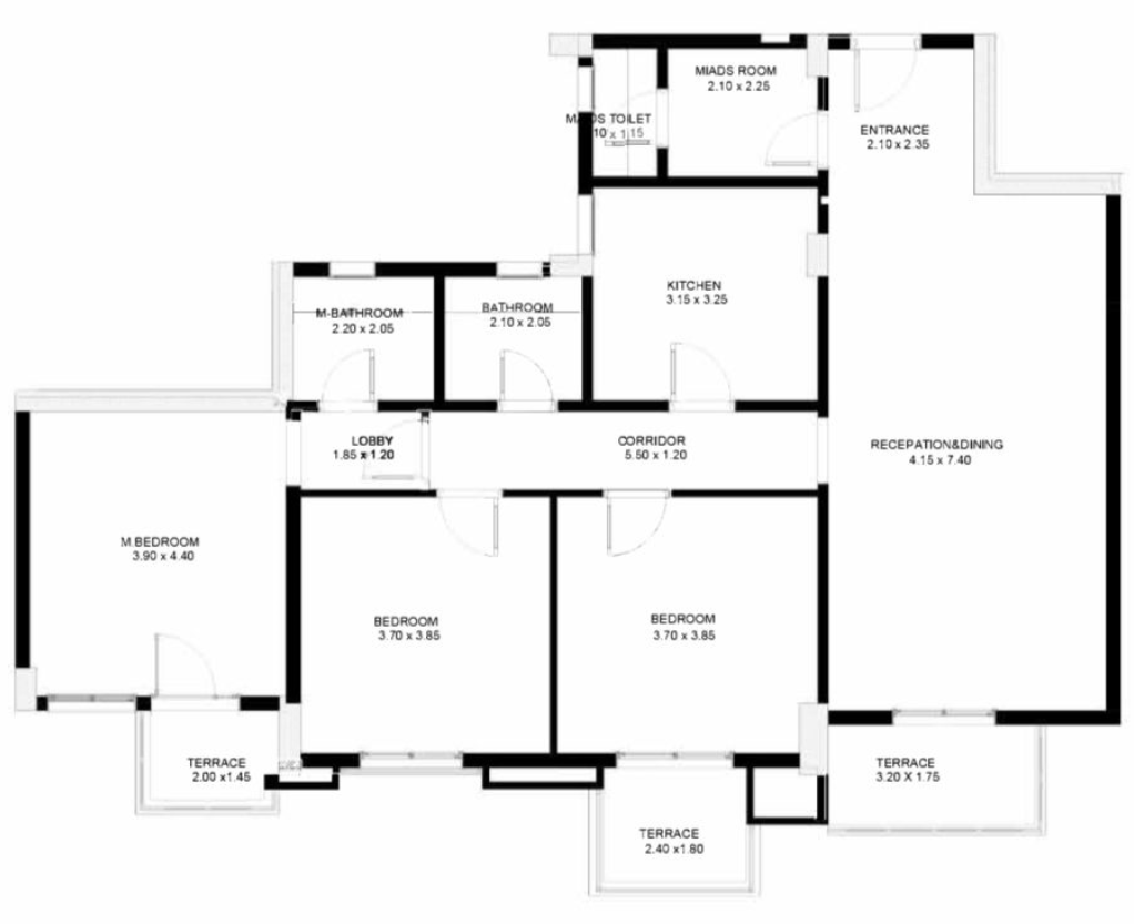 Floor Plan - The Loft New Capital Living Yards
