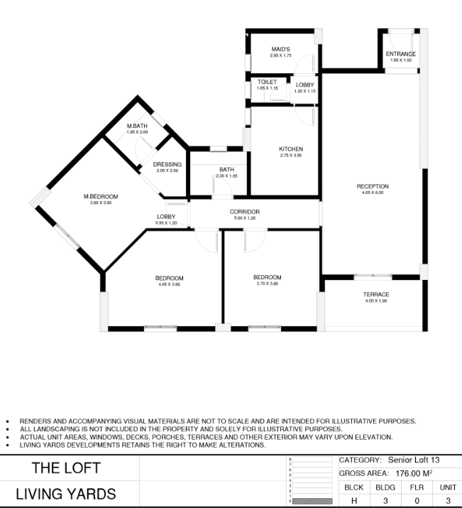مخطط 9 - كمبوند ذا لوفت العاصمة الادارية الجديدة ليفينج ياردز - The Loft New Capital Compound