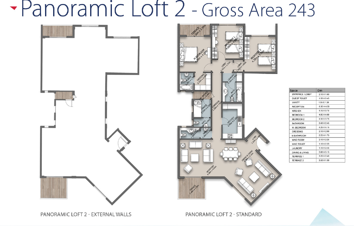 Floor Plan - The Loft New Capital Living Yards