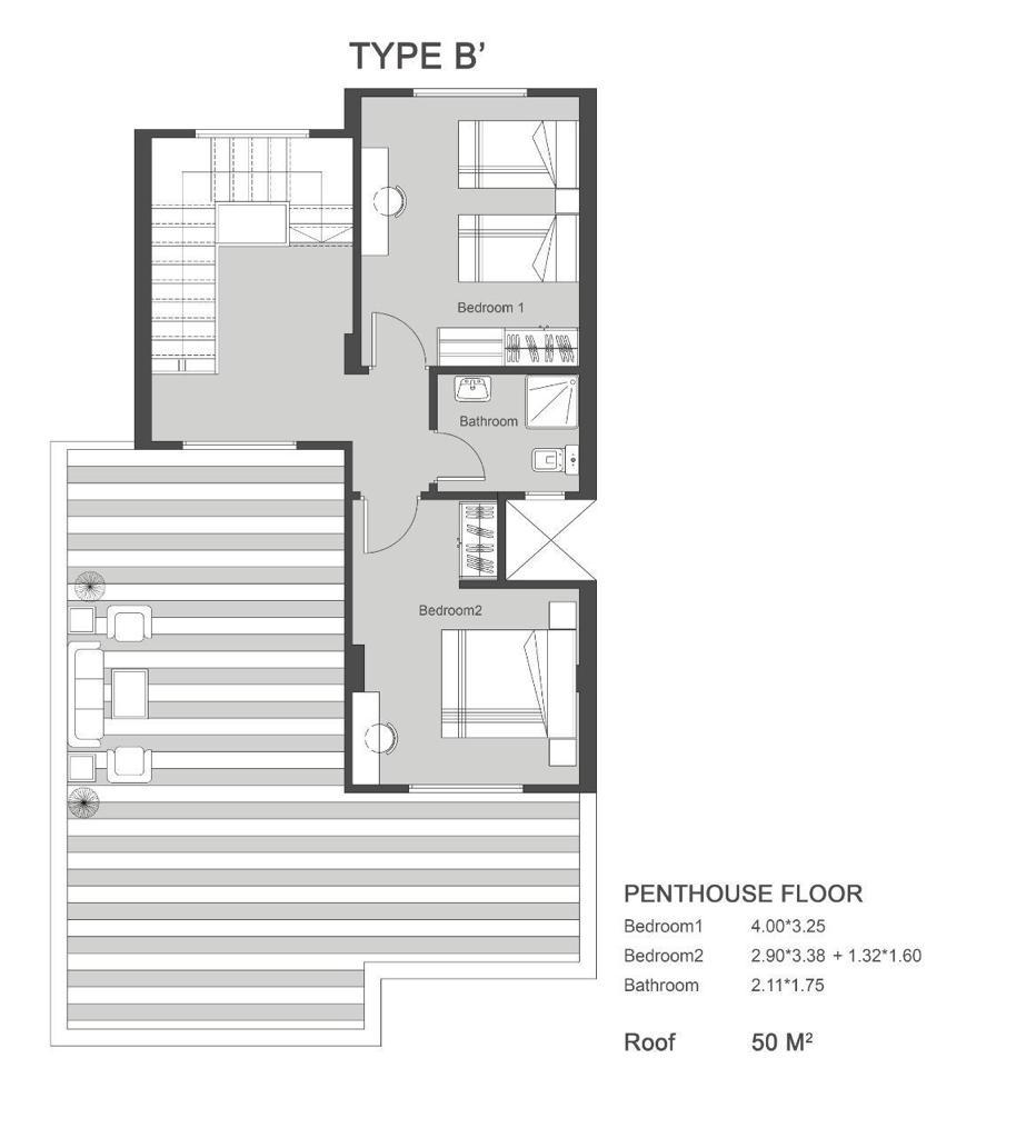 Floor Plan - قرية بلومار العين السخنة وادي دجلة للتطوير العقاري -  Blumar El Sokhna Wadi Degla