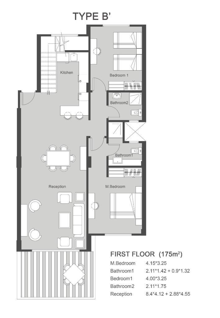 Floor Plan - قرية بلومار العين السخنة وادي دجلة للتطوير العقاري -  Blumar El Sokhna Wadi Degla
