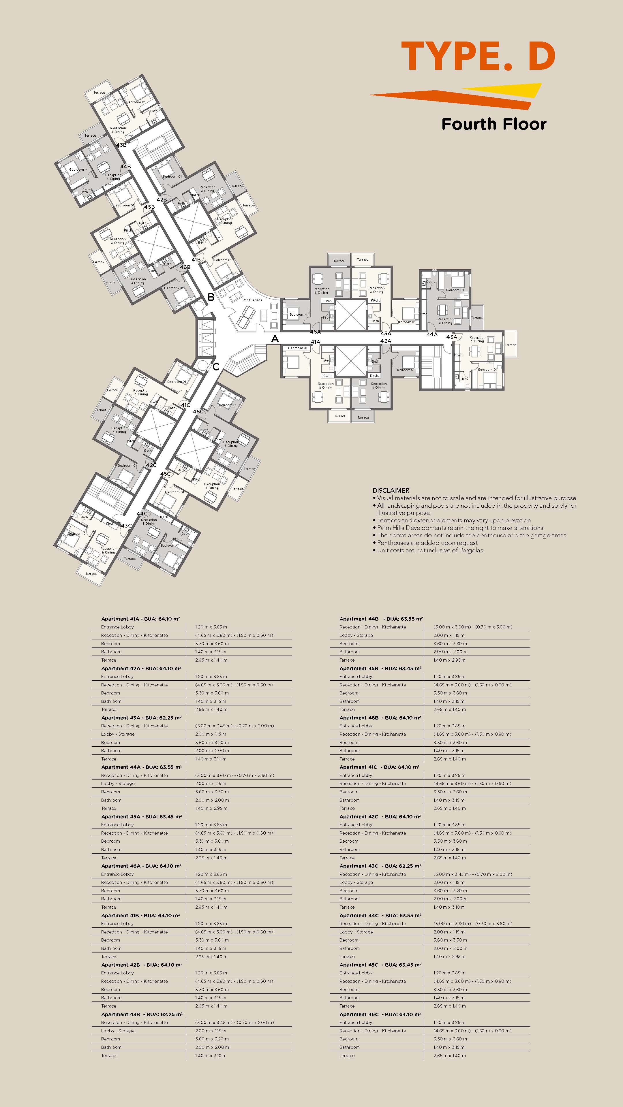 Floor Plan - كمبوند بادية بالم هيلز 6 أكتوبر - Badya Palm Hills Compound