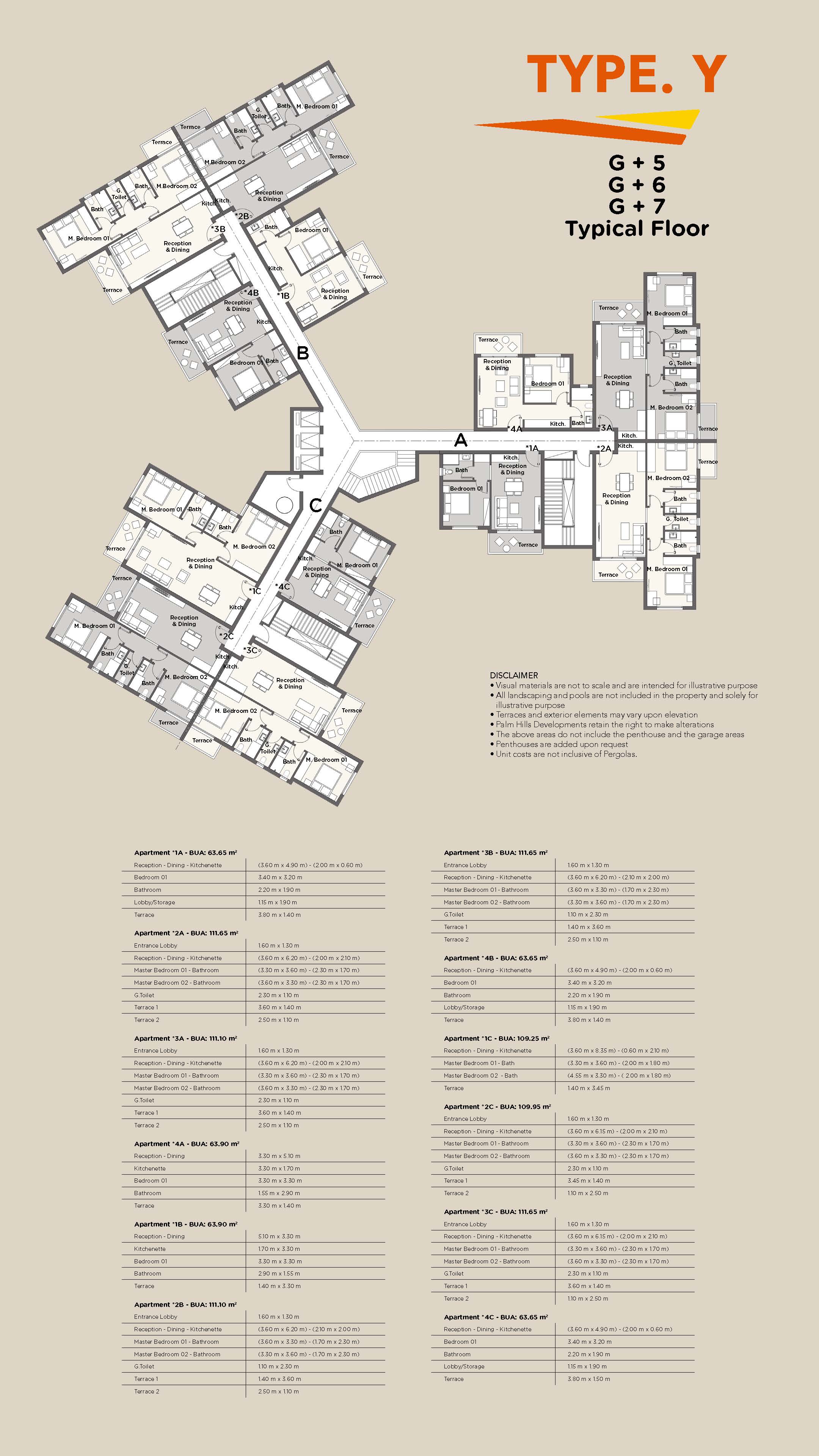 Floor Plan - كمبوند بادية بالم هيلز 6 أكتوبر - Badya Palm Hills Compound