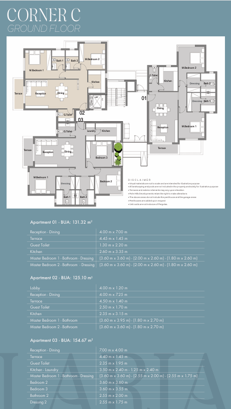 Floor Plan - كمبوند بادية بالم هيلز 6 أكتوبر - Badya Palm Hills Compound