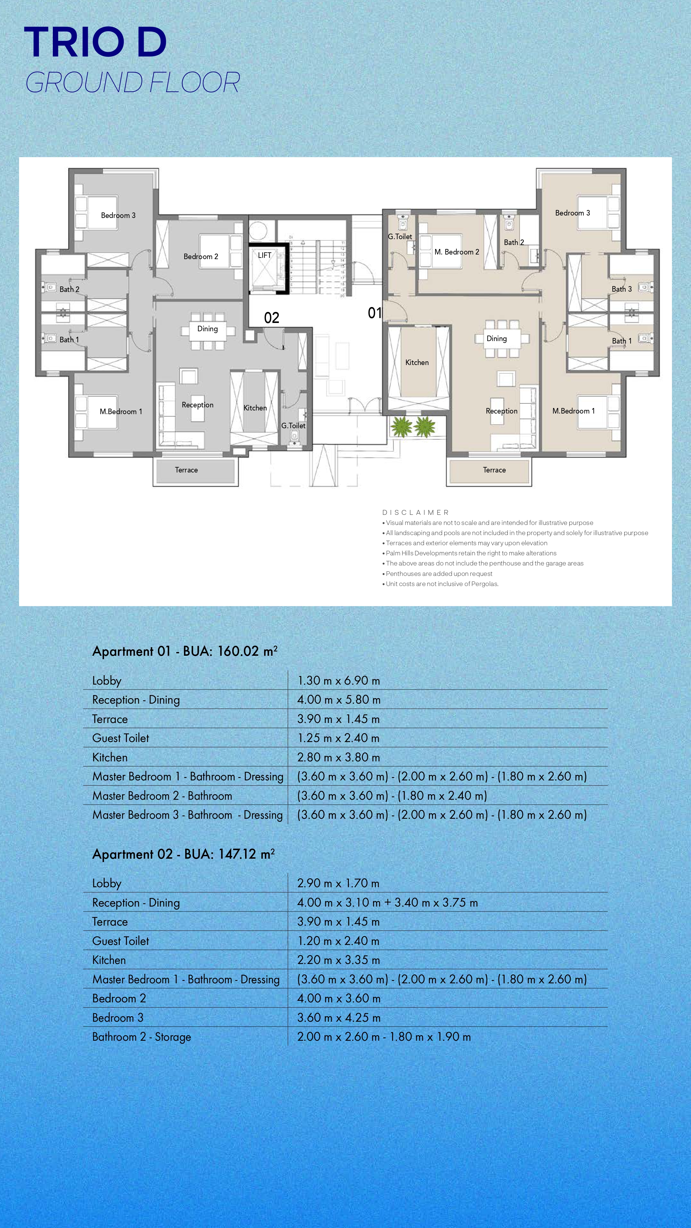 Floor Plan - كمبوند بادية بالم هيلز 6 أكتوبر - Badya Palm Hills Compound