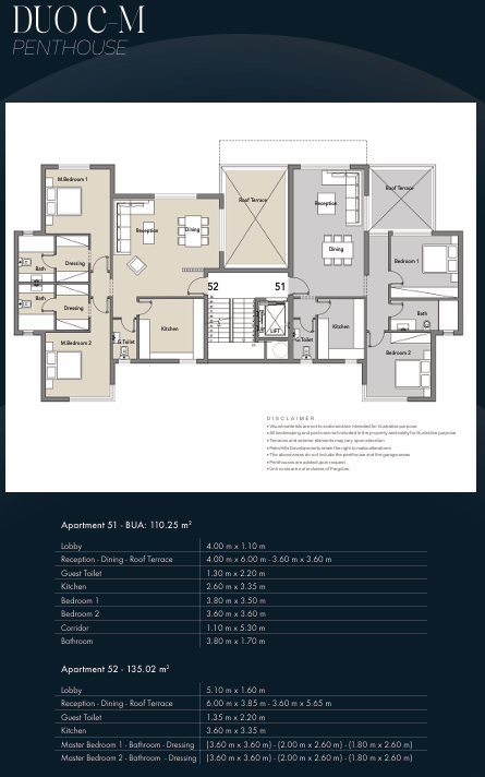 Floor Plan - كمبوند بادية بالم هيلز 6 أكتوبر - Badya Palm Hills Compound