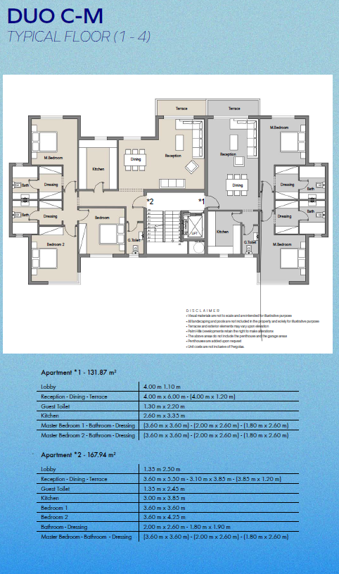 Floor Plan - كمبوند بادية بالم هيلز 6 أكتوبر - Badya Palm Hills Compound