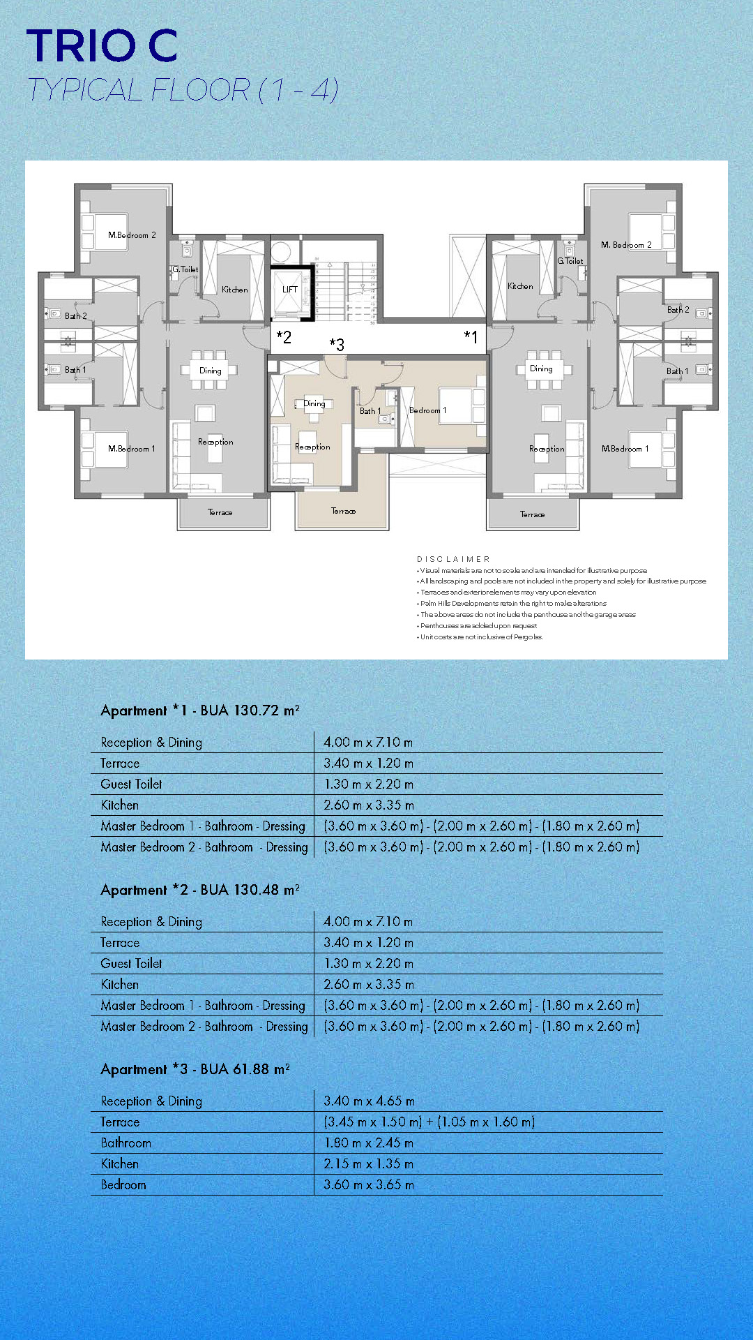 Floor Plan - كمبوند بادية بالم هيلز 6 أكتوبر - Badya Palm Hills Compound