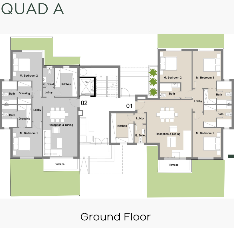 Floor Plan - كمبوند بادية بالم هيلز 6 أكتوبر - Badya Palm Hills Compound