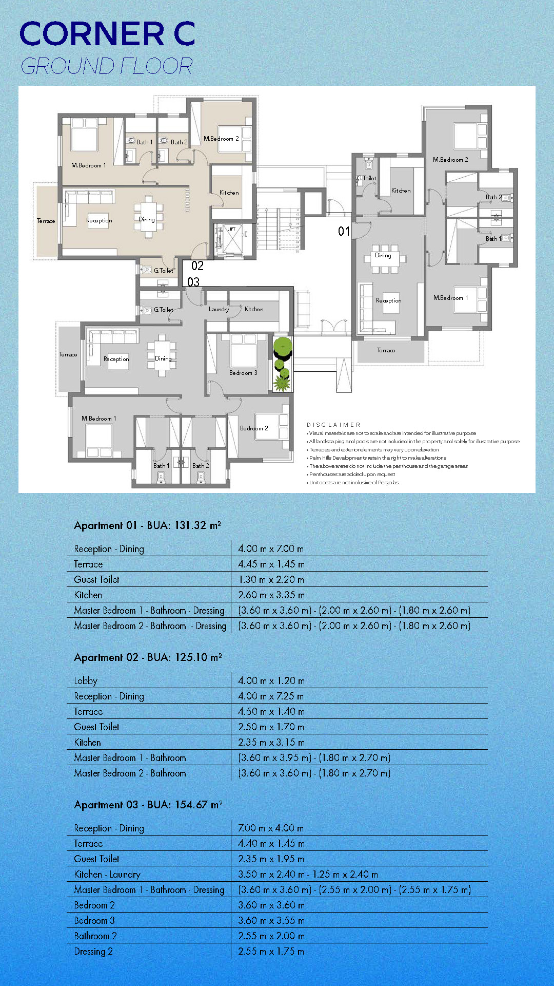 Floor Plan - كمبوند بادية بالم هيلز 6 أكتوبر - Badya Palm Hills Compound