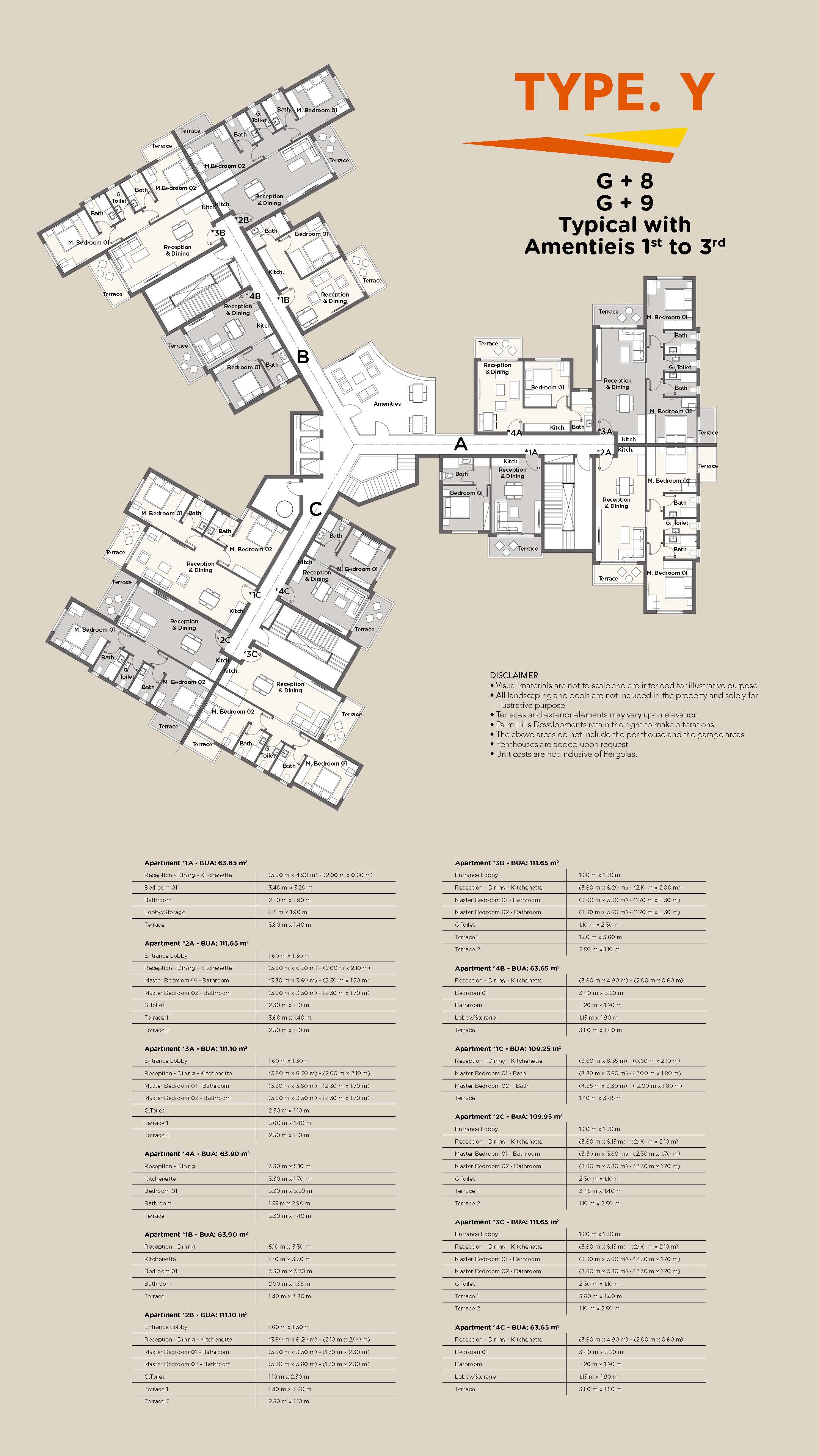 Floor Plan - كمبوند بادية بالم هيلز 6 أكتوبر - Badya Palm Hills Compound