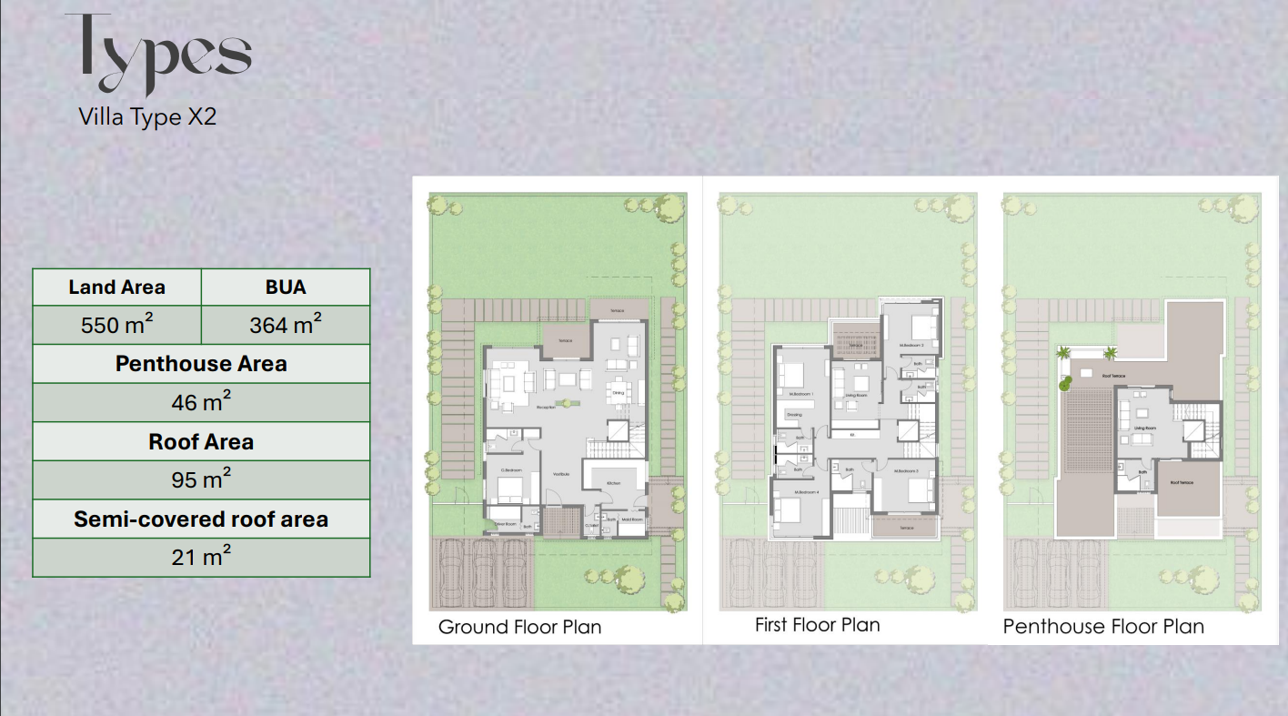 Floor Plan - كمبوند بادية بالم هيلز 6 أكتوبر - Badya Palm Hills Compound