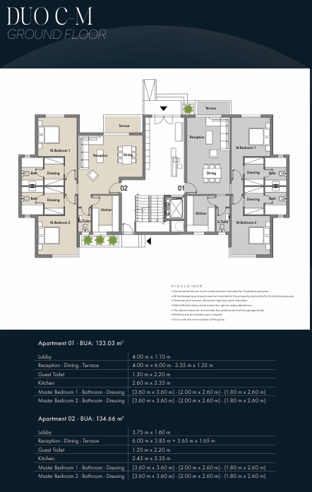 Floor Plan - كمبوند بادية بالم هيلز 6 أكتوبر - Badya Palm Hills Compound