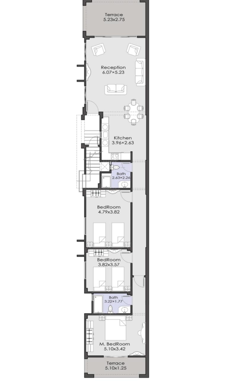 Floor Plan - قرية لافيستا باي ايست الساحل الشمالي - La Vista Bay East North Coast