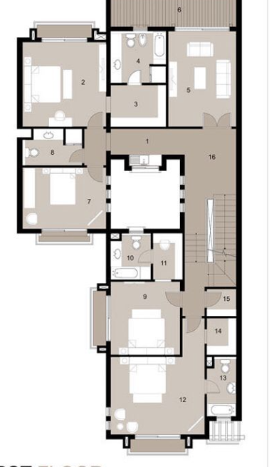 Floor Plan - كمبوند نيو جيزة 6 أكتوبر - New Giza Compound 6 October