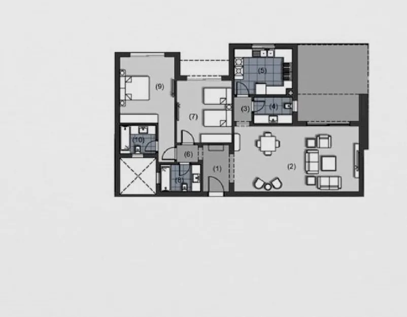 Apartment - كمبوند نيو جيزة 6 أكتوبر - New Giza Compound 6 October