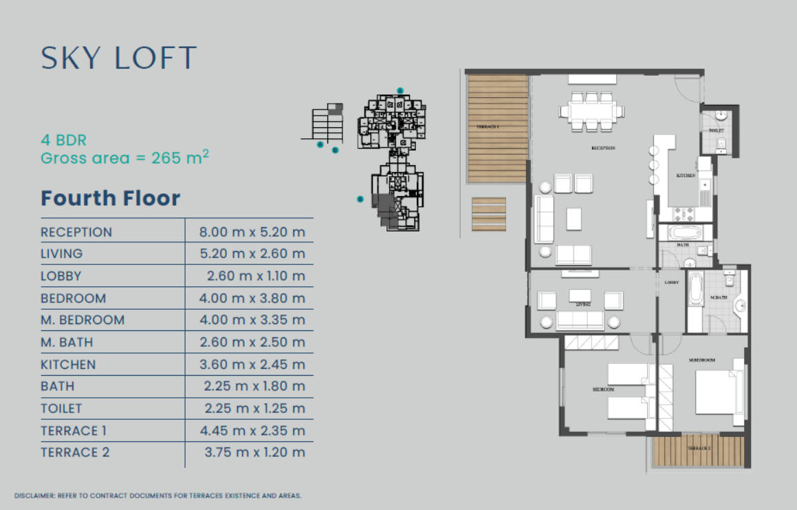 Floor Plan - كمبوند ماونتن فيو اي سيتي اكتوبر - Mountain View Icity October