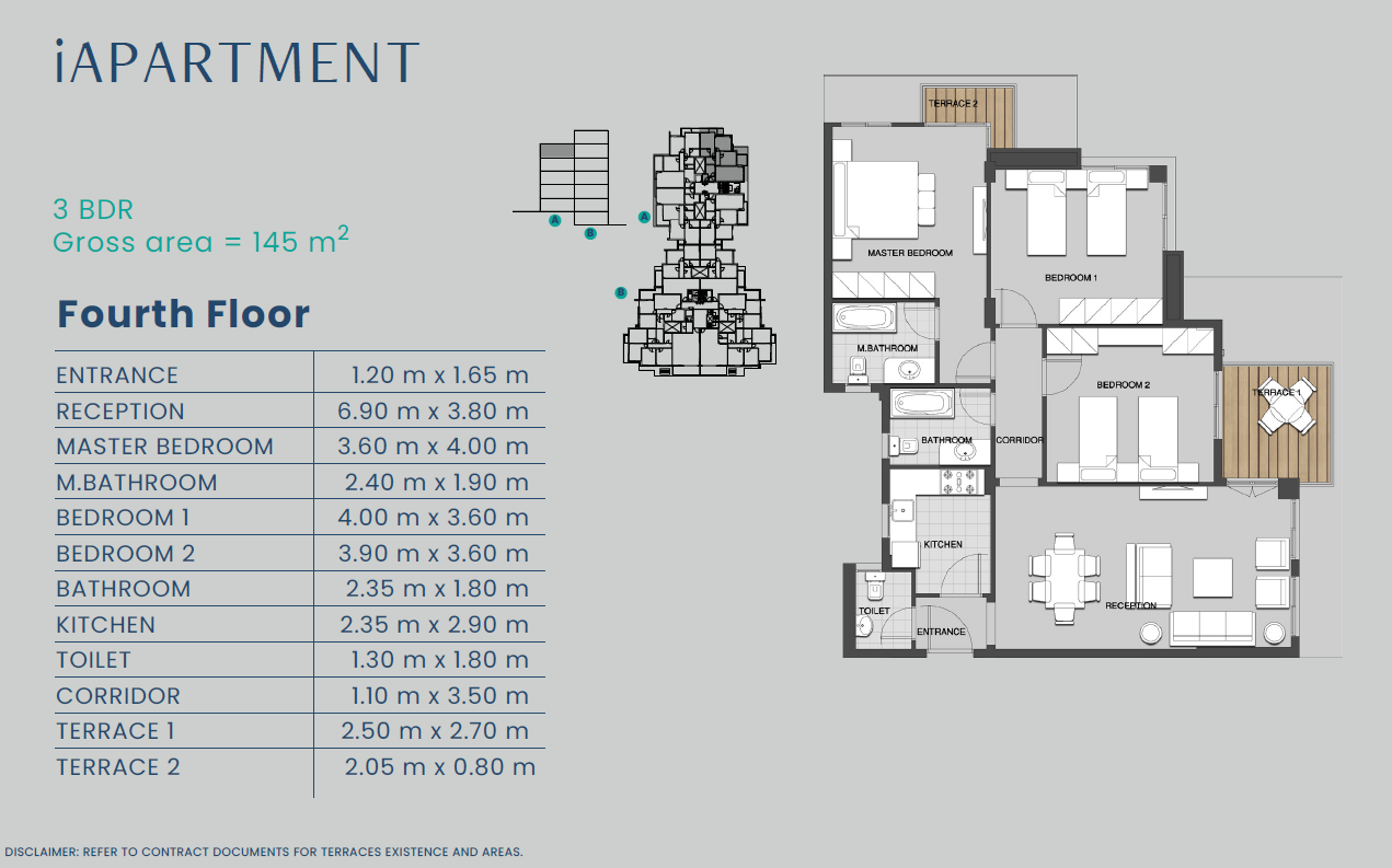 Floor Plan - كمبوند ماونتن فيو اي سيتي اكتوبر - Mountain View Icity October