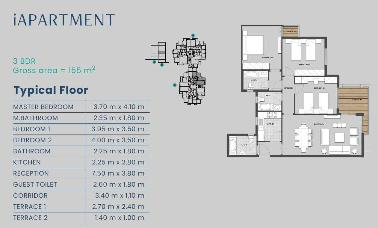 Floor Plan - كمبوند ماونتن فيو اي سيتي اكتوبر - Mountain View Icity October