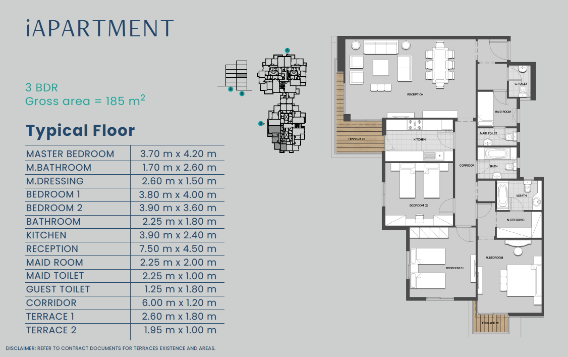 Floor Plan - كمبوند ماونتن فيو اي سيتي اكتوبر - Mountain View Icity October