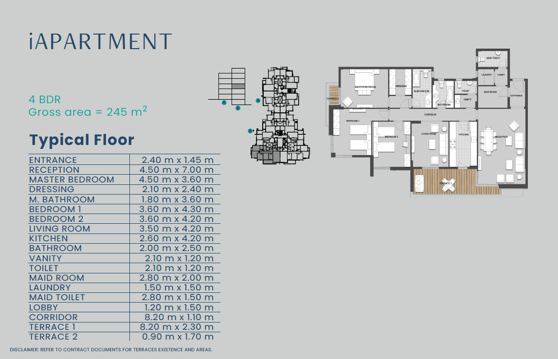 Floor Plan - كمبوند ماونتن فيو اي سيتي اكتوبر - Mountain View Icity October