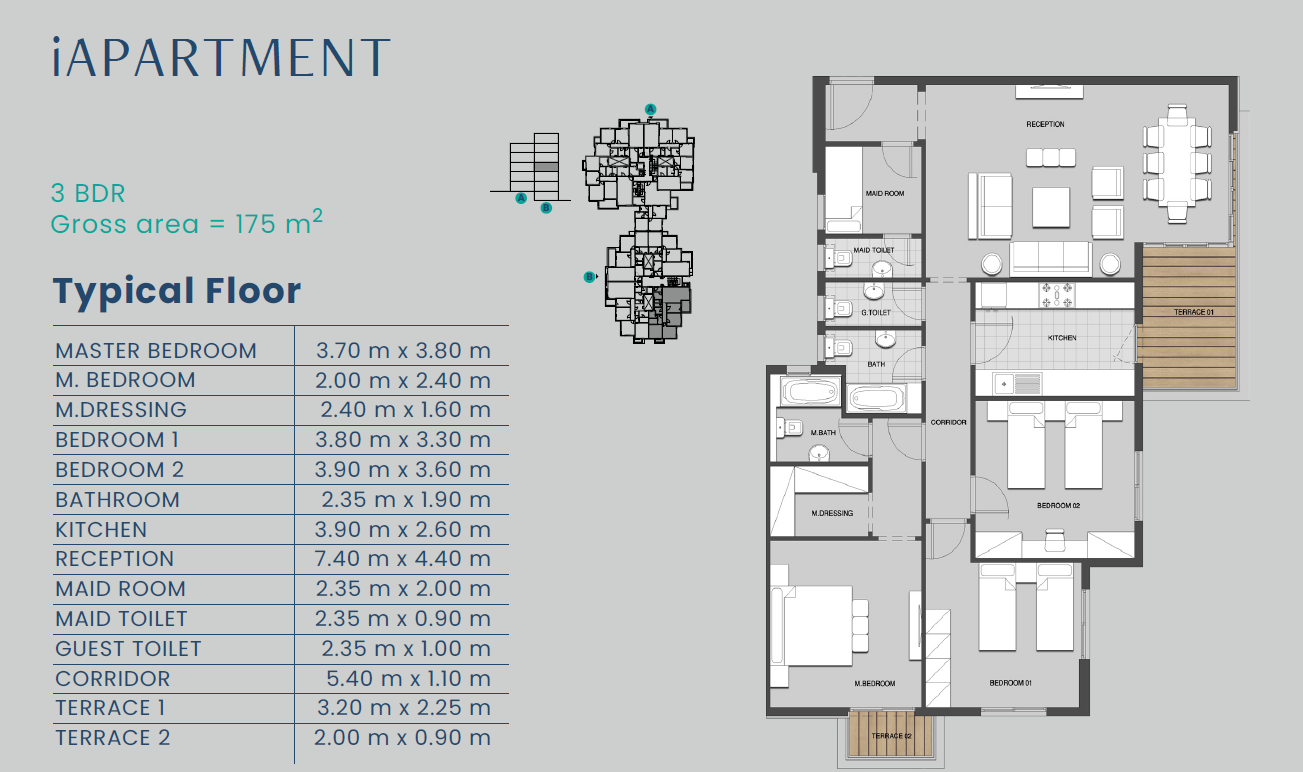 Floor Plan - كمبوند ماونتن فيو اي سيتي اكتوبر - Mountain View Icity October