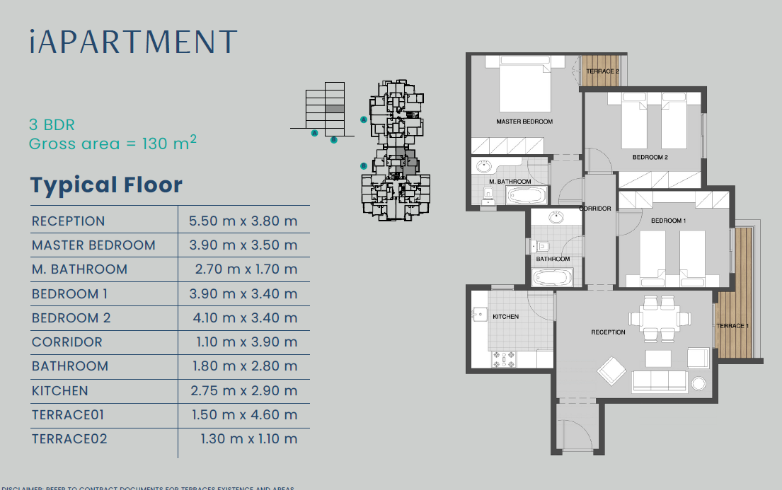Floor Plan - كمبوند ماونتن فيو اي سيتي اكتوبر - Mountain View Icity October