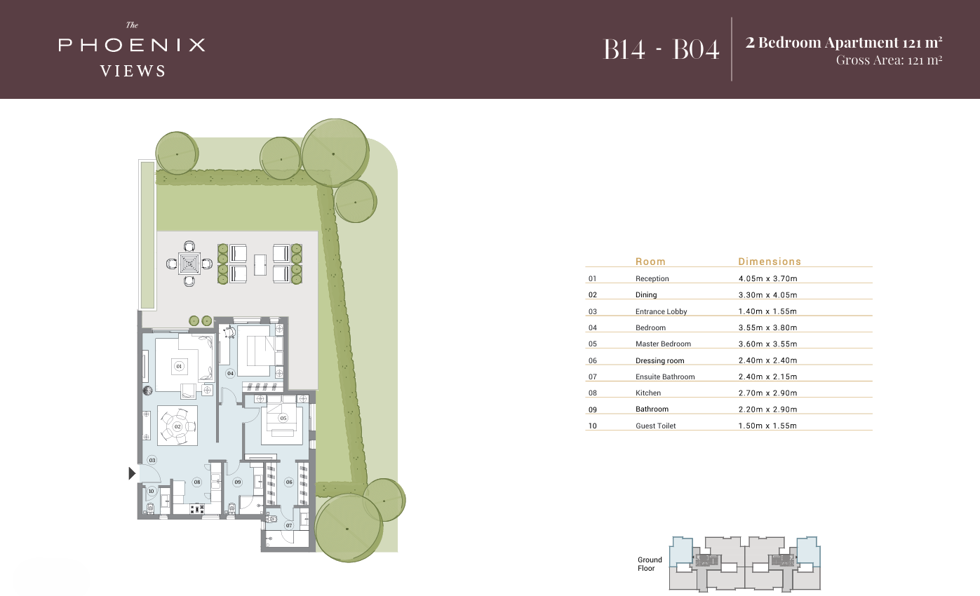 Floor Plan - Swan Lake Residence New Cairo Hassan Allam Properties