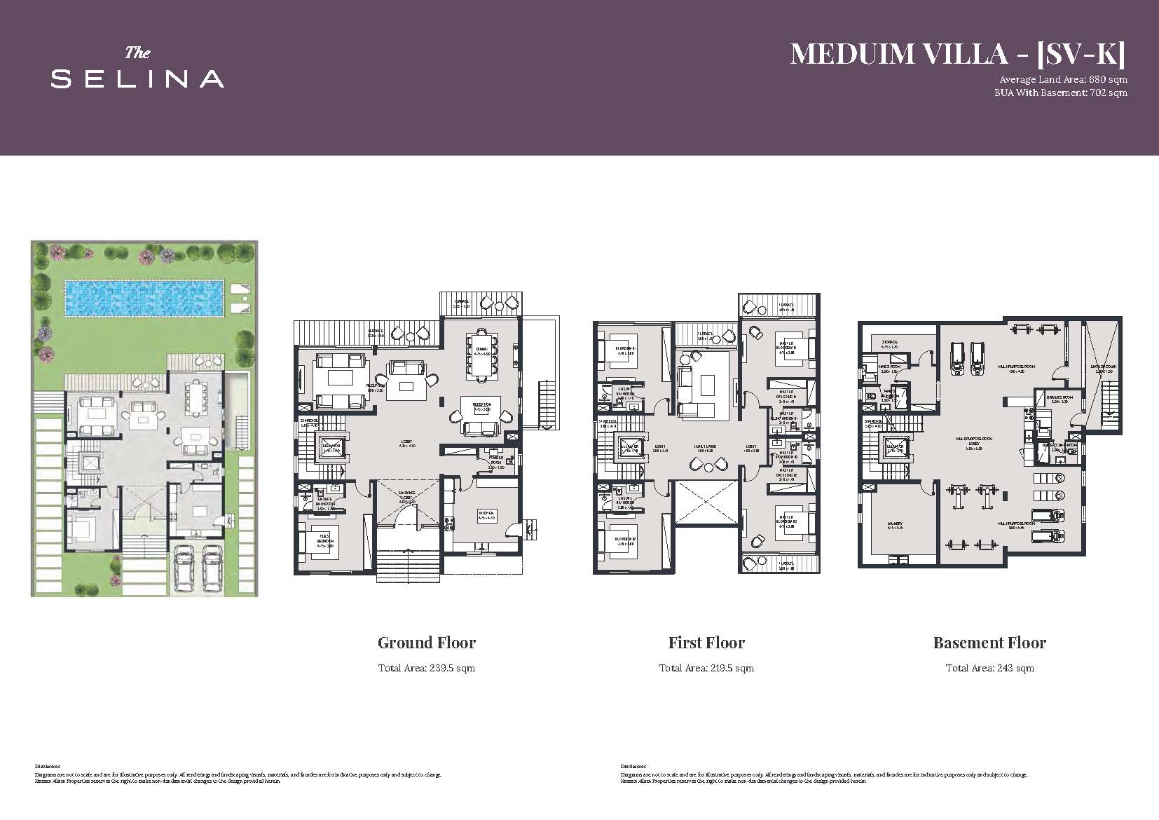 Floor Plan - Swan Lake Residence New Cairo Hassan Allam Properties