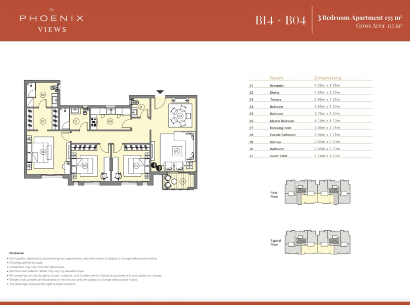 Plan 15 - Swan Lake Residence New Cairo Hassan Allam Properties