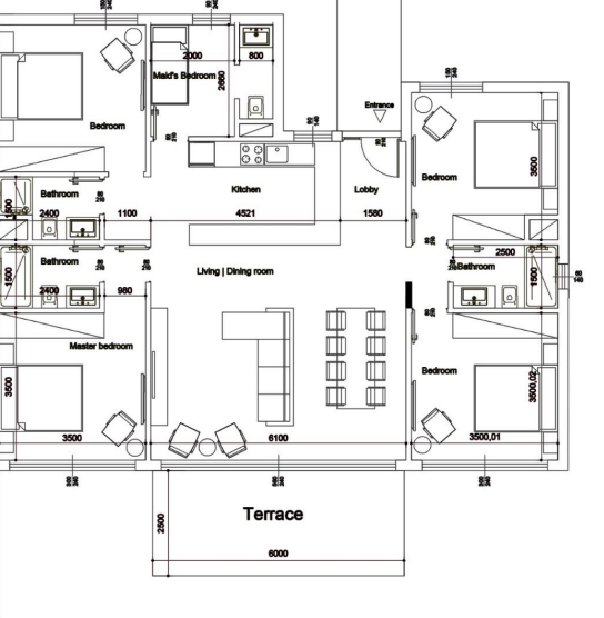 Floor Plan - قرية المونت جلالة العين السخنة تطوير مصر العقارية - IL Monte Galala Ain Sokhna