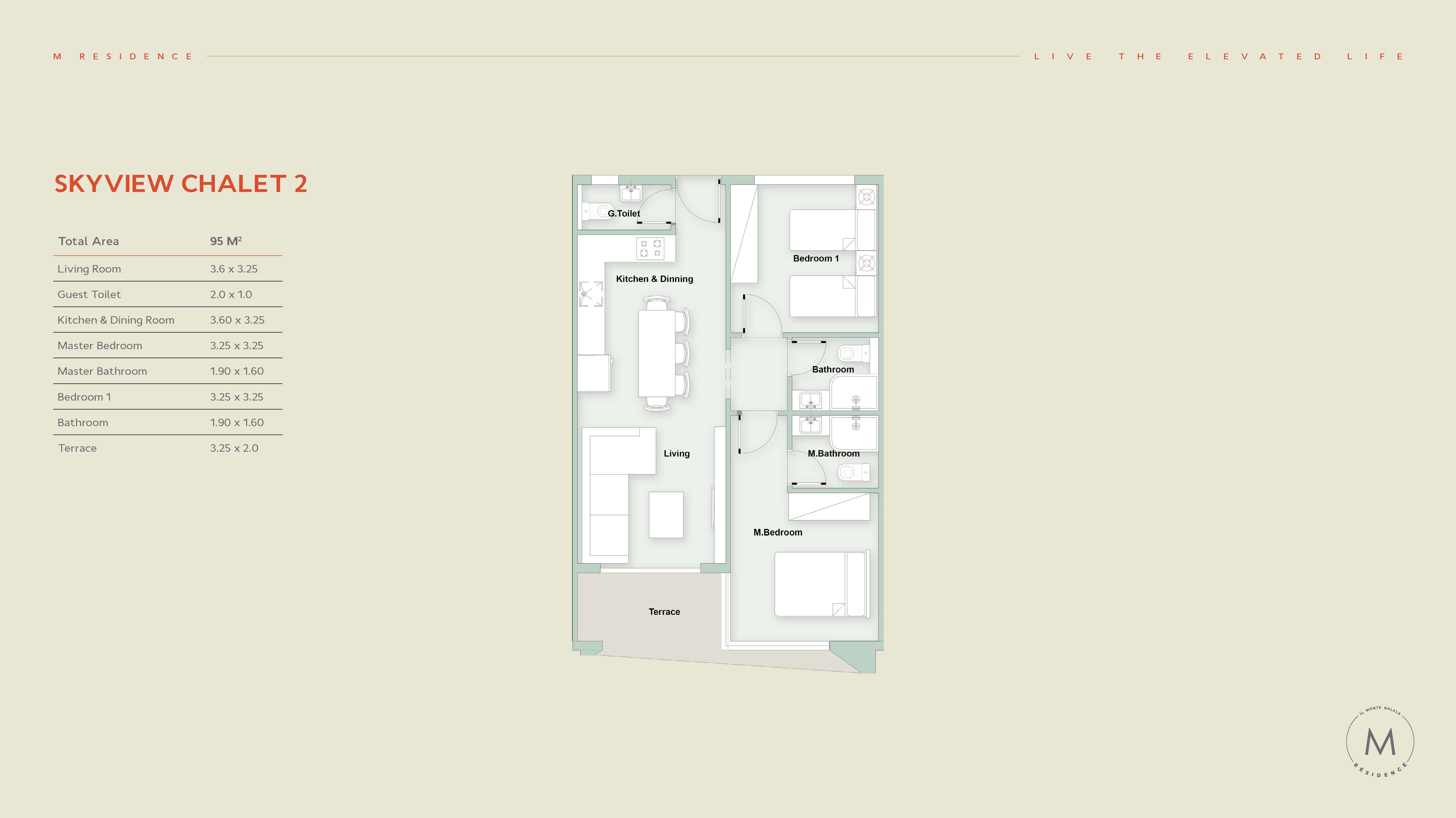 Floor Plan - قرية المونت جلالة العين السخنة تطوير مصر العقارية - IL Monte Galala Ain Sokhna