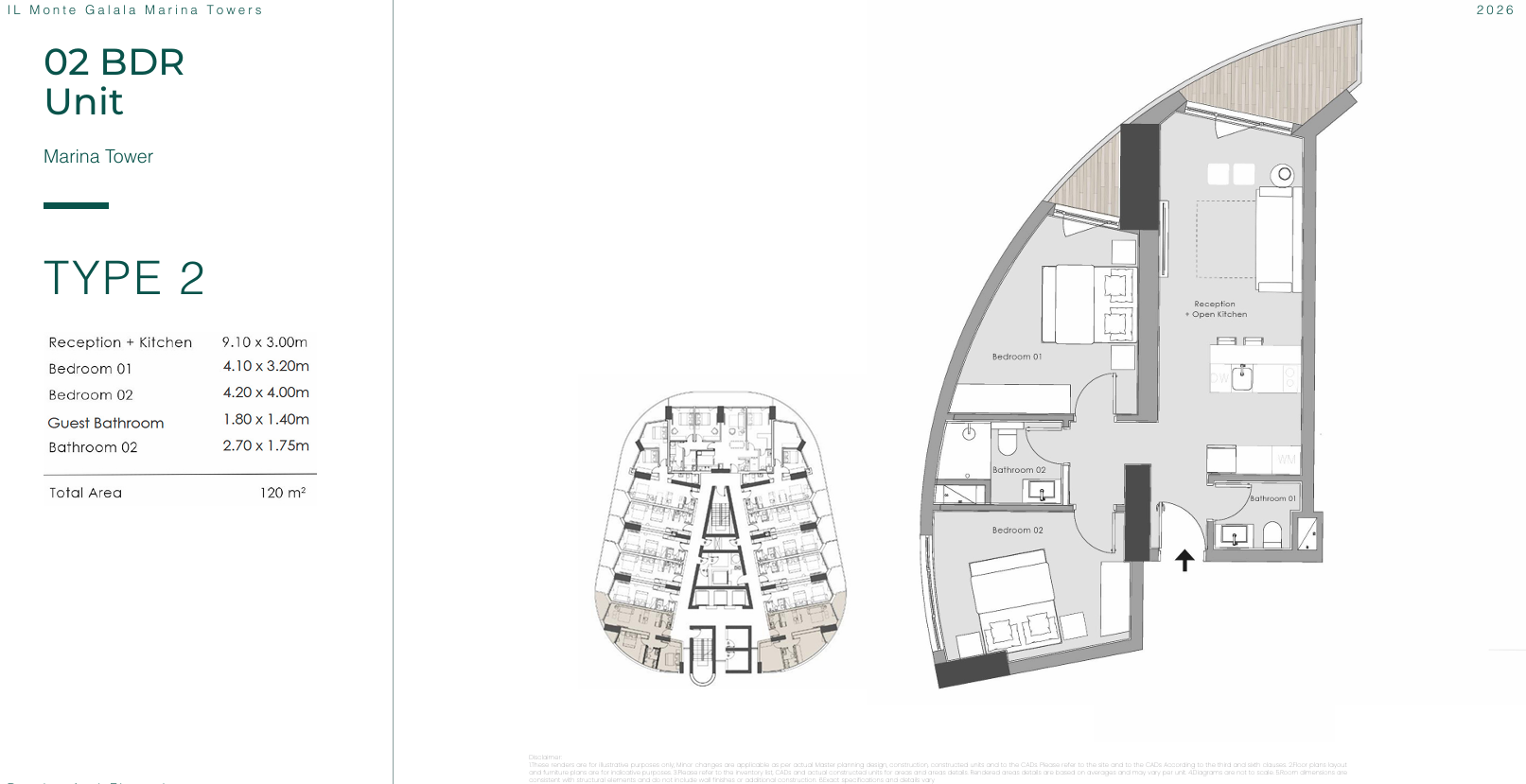 Floor Plan - قرية المونت جلالة العين السخنة تطوير مصر العقارية - IL Monte Galala Ain Sokhna