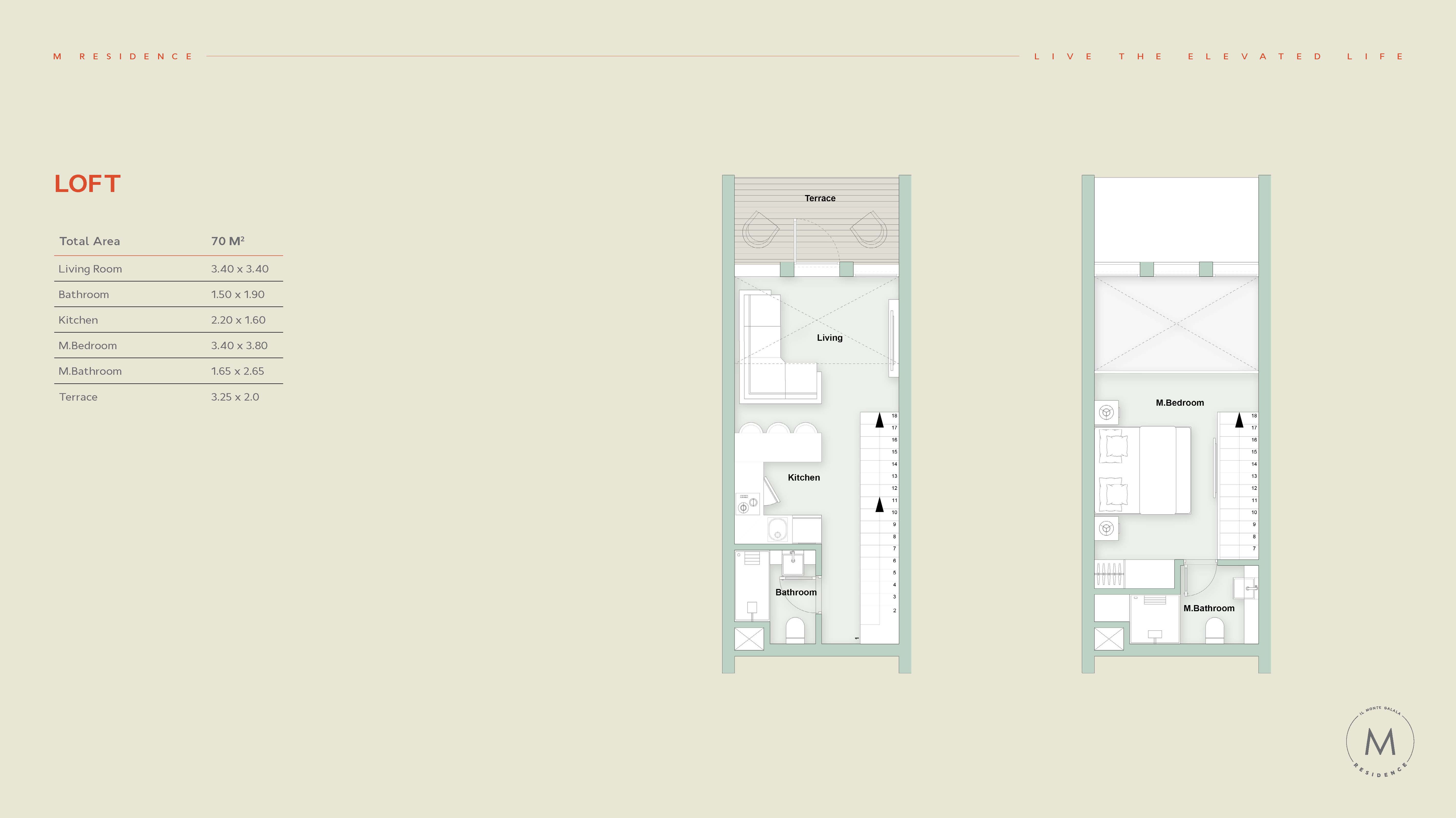 Floor Plan - قرية المونت جلالة العين السخنة تطوير مصر العقارية - IL Monte Galala Ain Sokhna