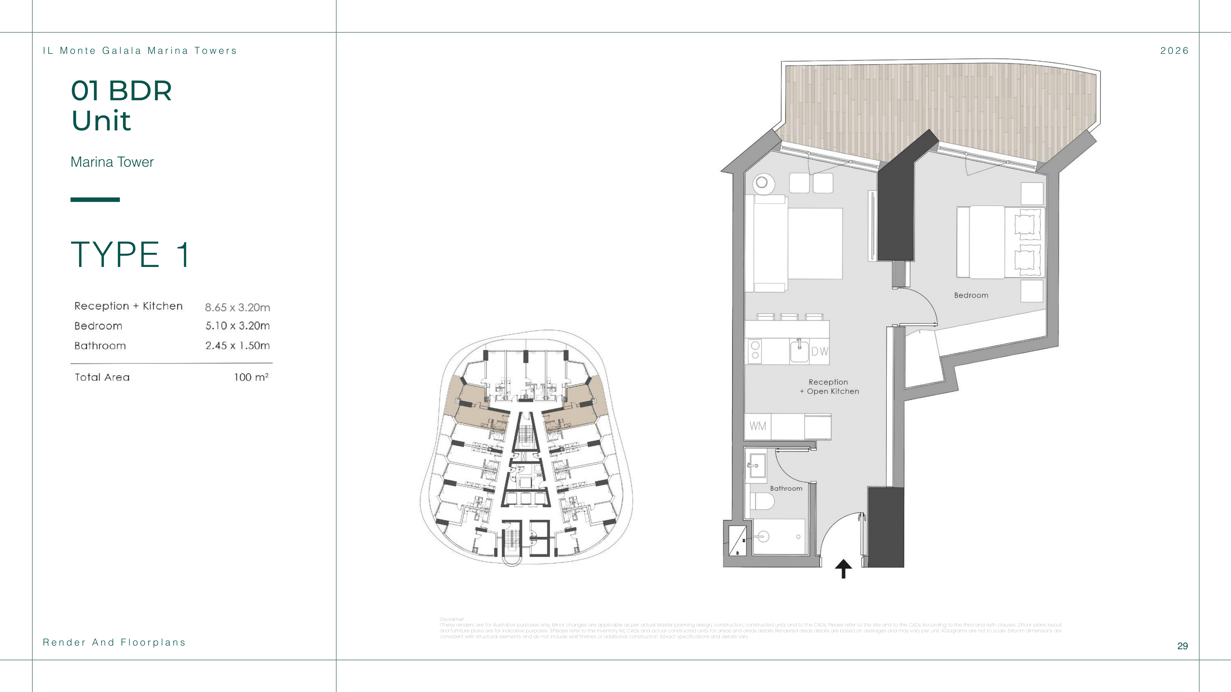 Floor Plan - قرية المونت جلالة العين السخنة تطوير مصر العقارية - IL Monte Galala Ain Sokhna