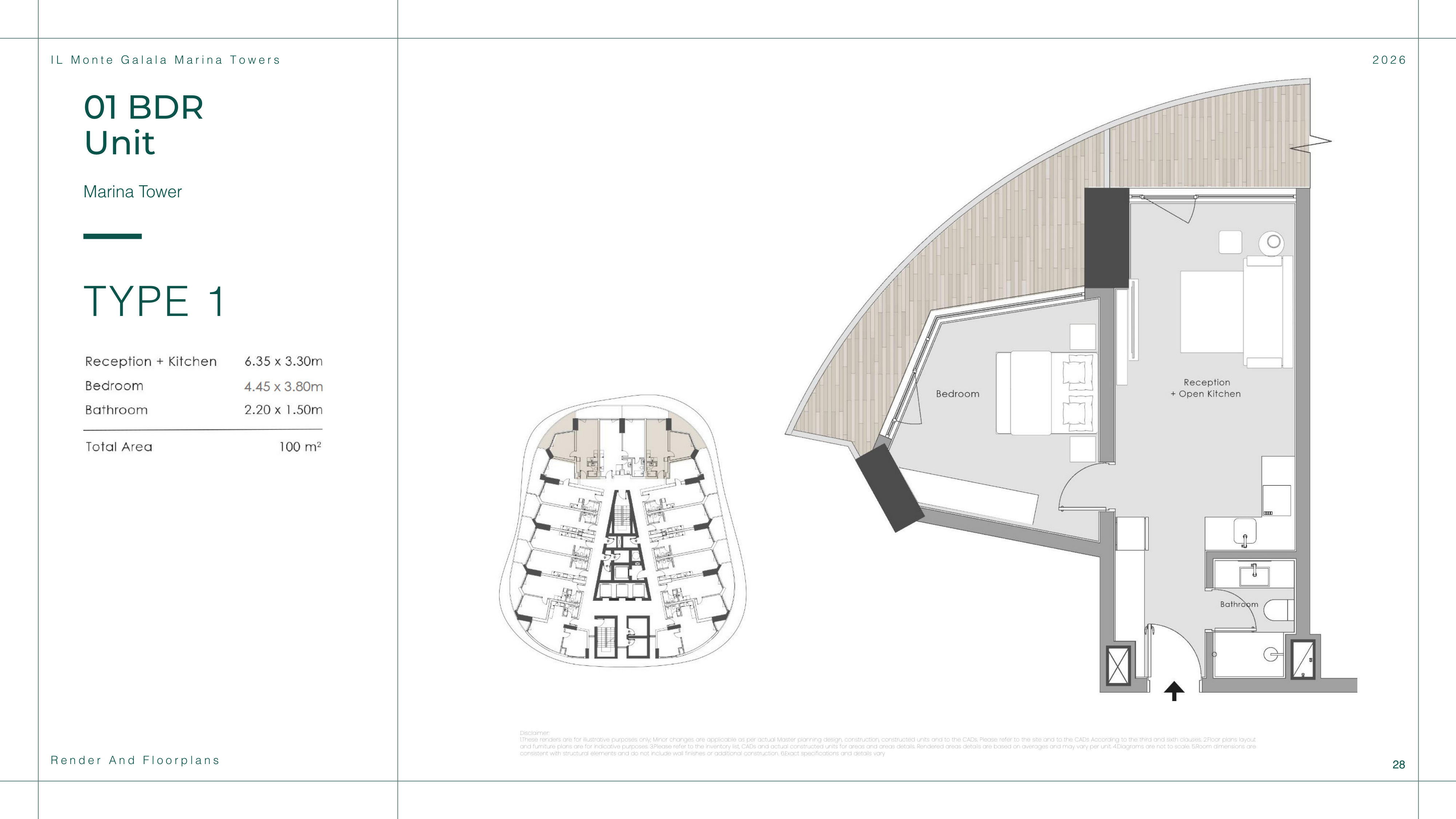 Floor Plan - قرية المونت جلالة العين السخنة تطوير مصر العقارية - IL Monte Galala Ain Sokhna