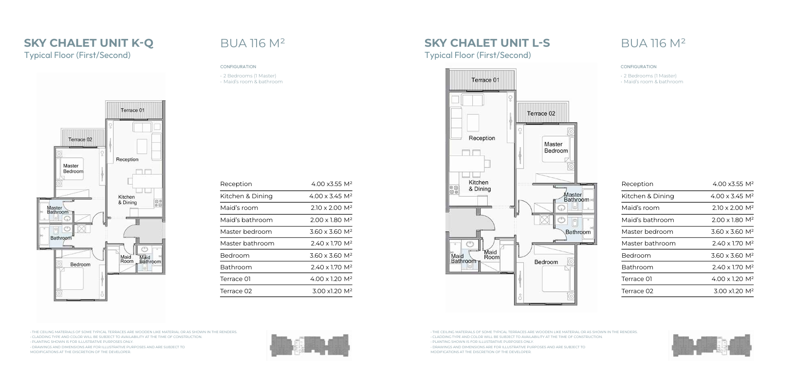 Floor Plan - قرية تلال العين السخنة PRE SURE - Telal Ain Sokhna